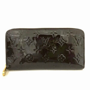 Authentic LV Louis Vuitton Vernis Enamel Patent Leather Zip Around Long Wallet